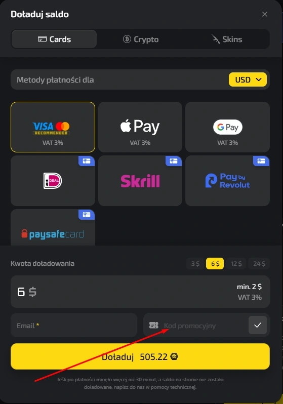 4. Sprawdź bonus +5%